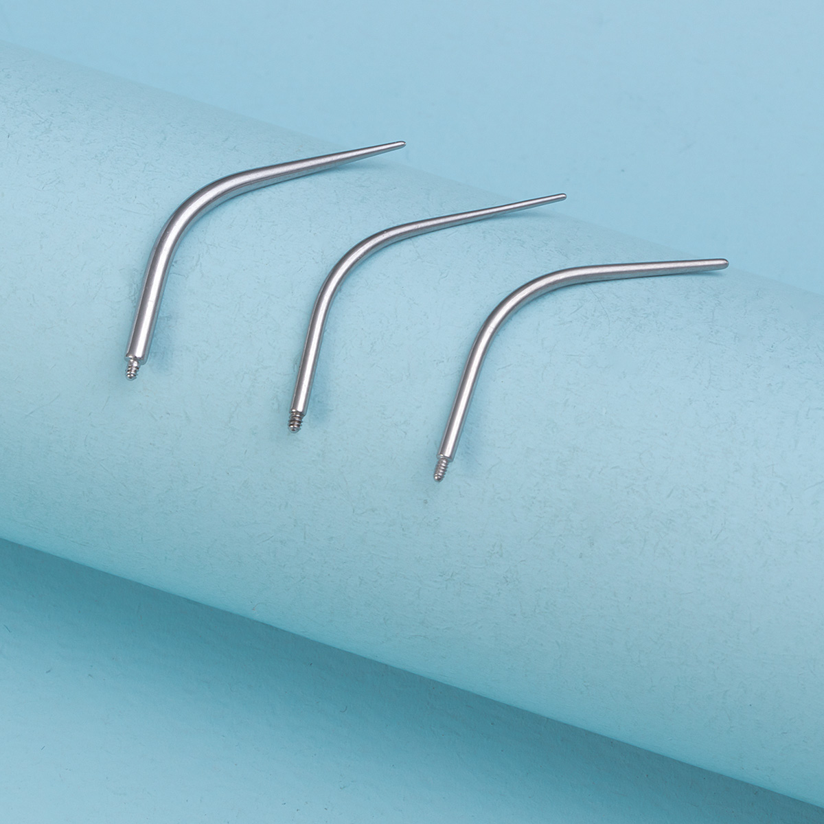 Bending rod puncture guide rod stainless steel connecting rod human puncture jewelry ear bone ring wholesale