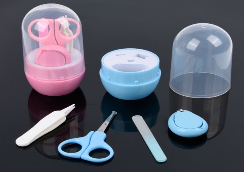 Baby Manicure Set Child Finger Toe Nail Clipper Scissor Cutter Kit Children Kids Nails Care Tools