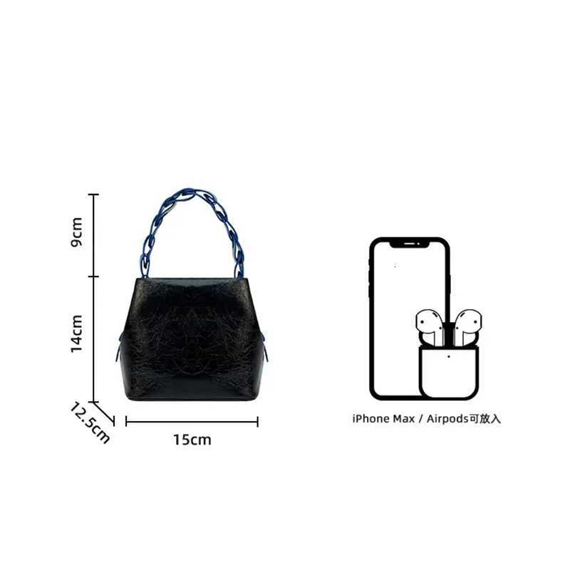 Women Handbag Soft Leather Woven Handmade Solid Large Capacity Bucket Bag Portable Shoulder Handbag Messenger Bag Clutch Y250730
