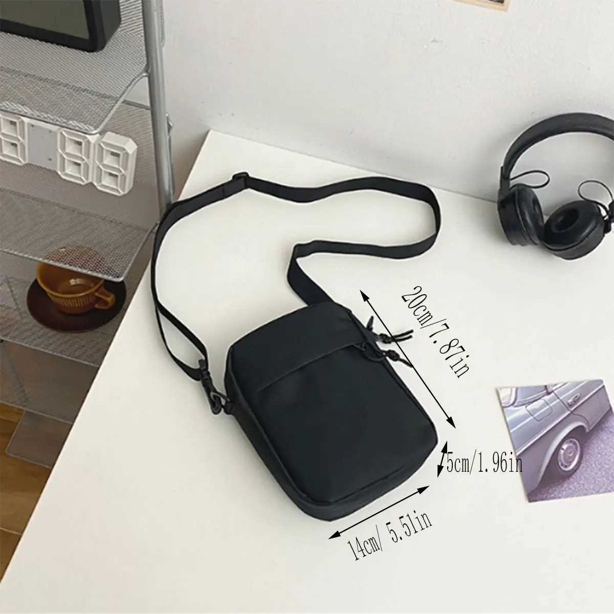 Sen small body bag ins fashion shoulder bag sports leisure small backpack female simple crossbody bag a suit Y250730