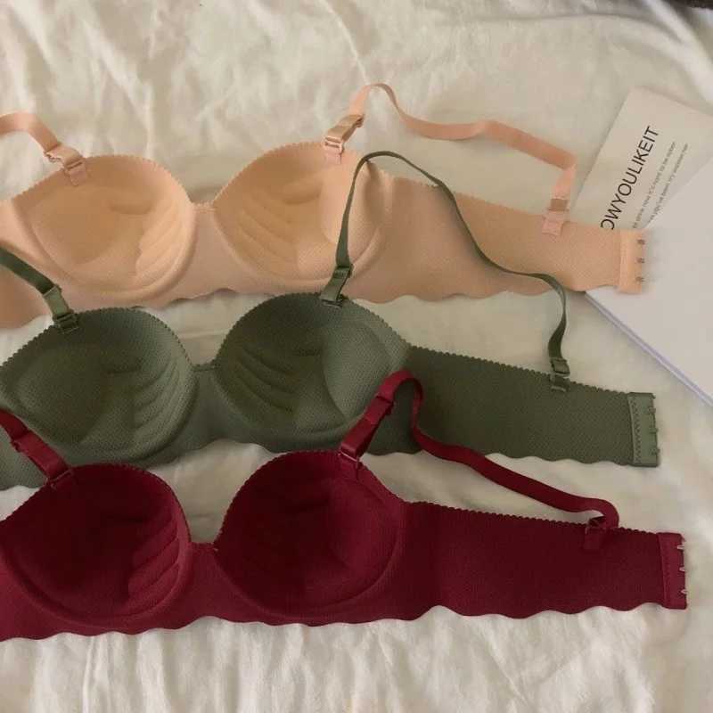 Small Breast Push Up Underwear Korean Style Summer Bra Wireless Thin Sexy Girl Bra Anti Sagging Seamless Z250730