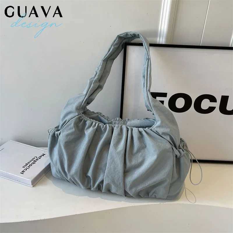Solid Casual Sewing Thread Shoulder Bags Soft Interior Compartment 2025 High Quality Bags For Women Zipper Womens Handbags Y250730