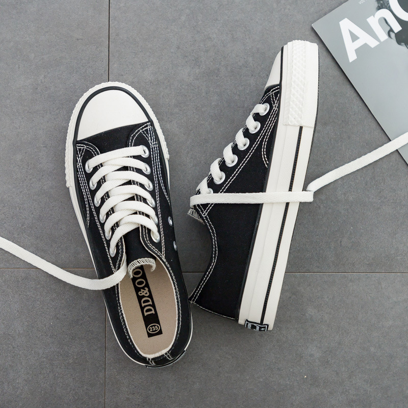Fashionable and classic low top women's canvas shoes spring autumn new arrivals versatile board shoes sizes 35-40 free shipping