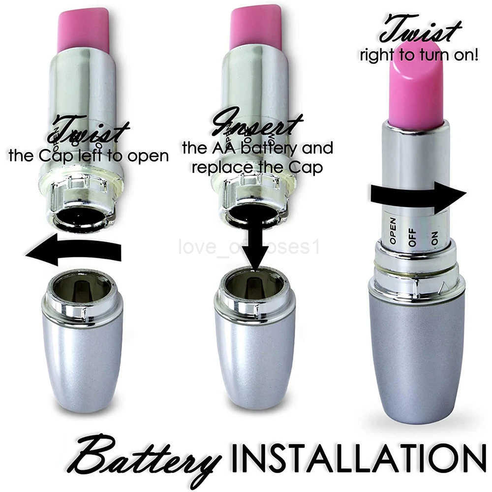Mini Lipstick Vibrator Speed Adjustable Privacy Bullet Clitoris Stimulator Erotic Massage Sex Toys for Women Adult Products Z250731