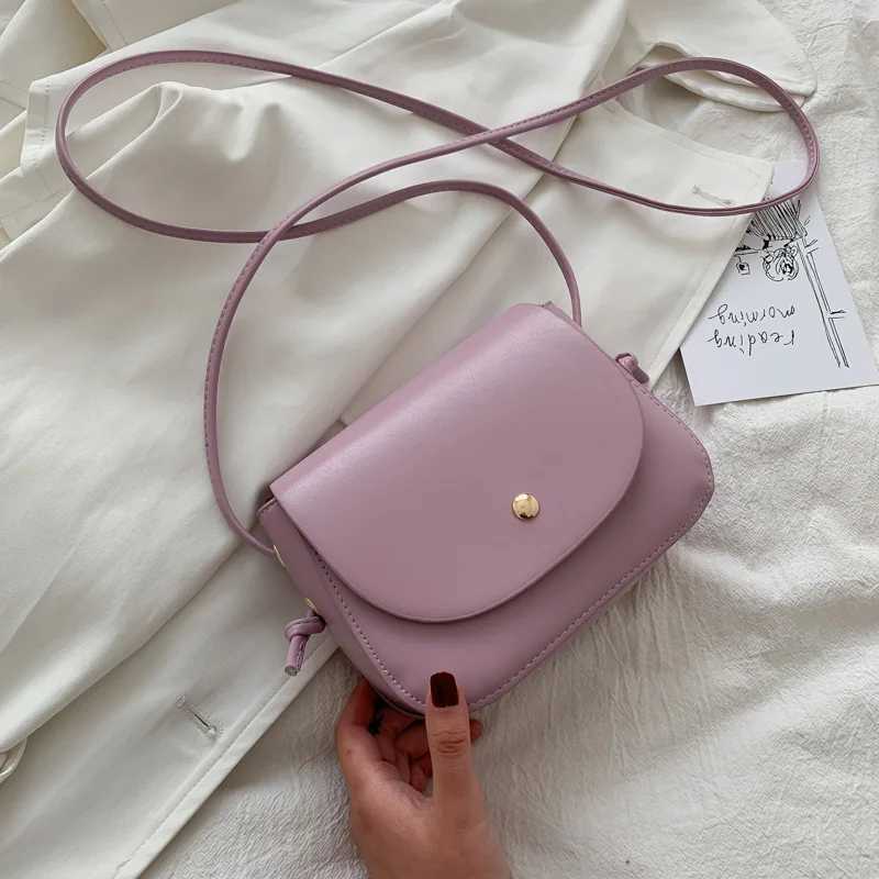 New Arrival Women Simple Shoulder Bag Candy Color PU Leather Ladies Small Square Crossbody Bags Female Handbags Torebki Damskie Y250730