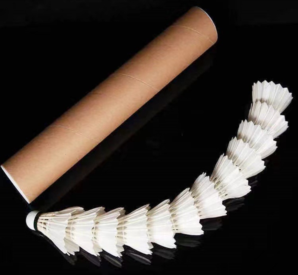 Badminton Shuttlecocks Genuine RSL No.4 No.5 No.6 No.7 Shuttlecocks Badminton Shuttle Duck Feather Ball Badminton Shuttlecock Badminton Accessories 231216