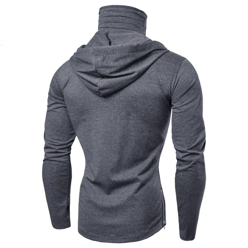 Men Balaclava Zip Hoodie Winter Warm Casual Sweatshirt with Hooded Face Mask Zipper n Sports Jacket Outdoor Activities w250729