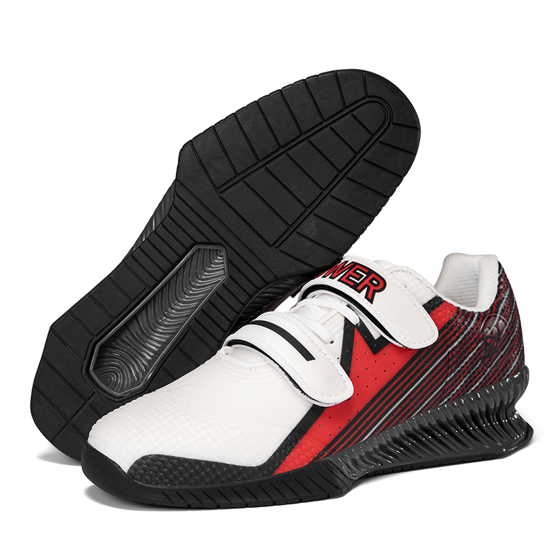 Weightlifting Sneakers Mens trainers Indoor fitness hard sole support flat bottom non slip shock absorption