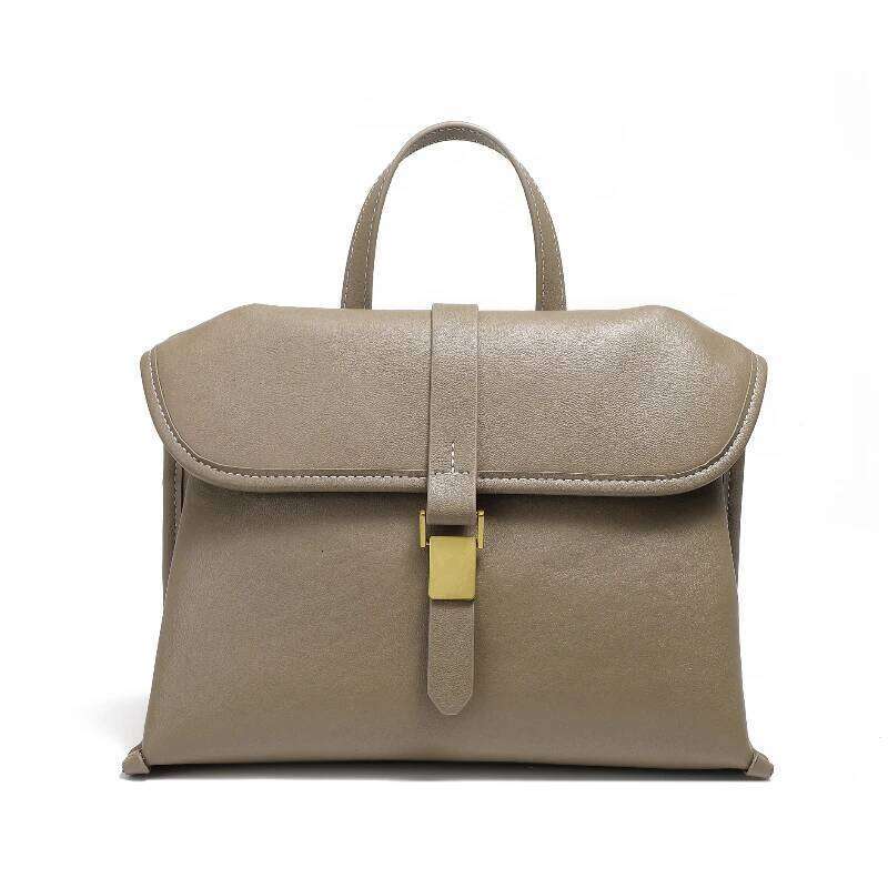 Jonlily Women Genuine Leather Shoulder Female Handbag Totes Casual Crossbody Small Daybag Commuter Bag Purse -Kg1846