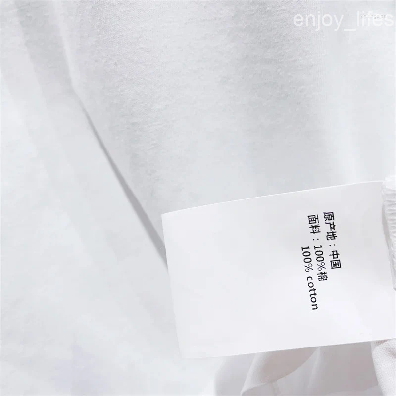 Womens T Shirts Shoulder Beading Flower Decoration T- 2025 Summer Simple Lady Round Neck Short Sleeve Tee