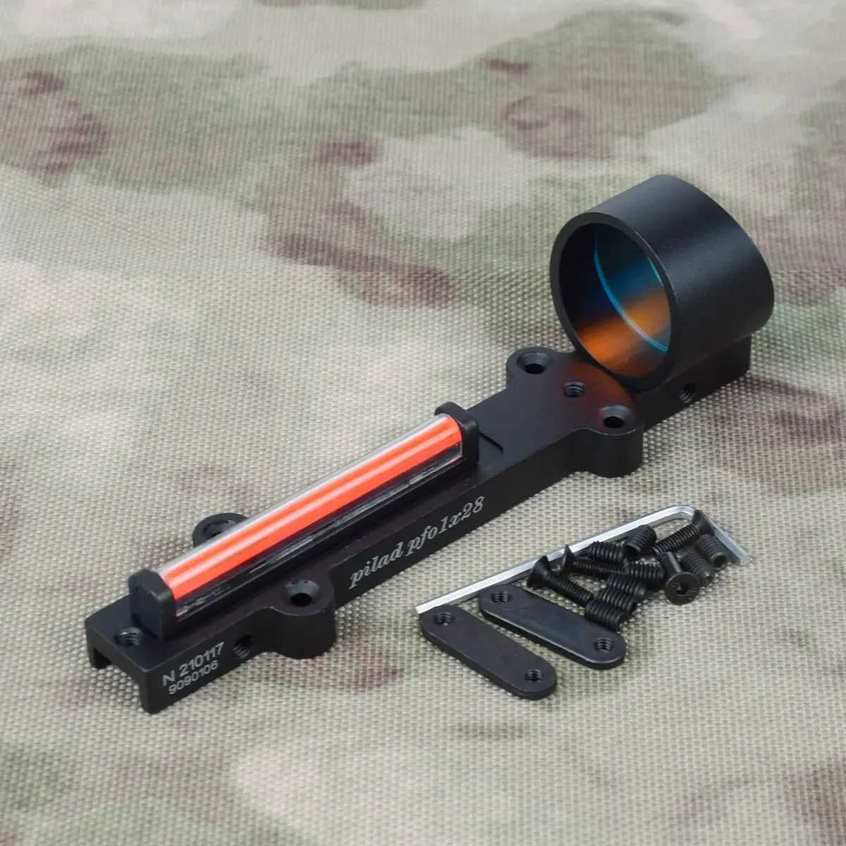 1x28 Red Dot Sight Light Weight Scope Fits Shotguns Rib Rail Red and Green Fiber Shooting Holographic Sight For 11mm Rail R250730