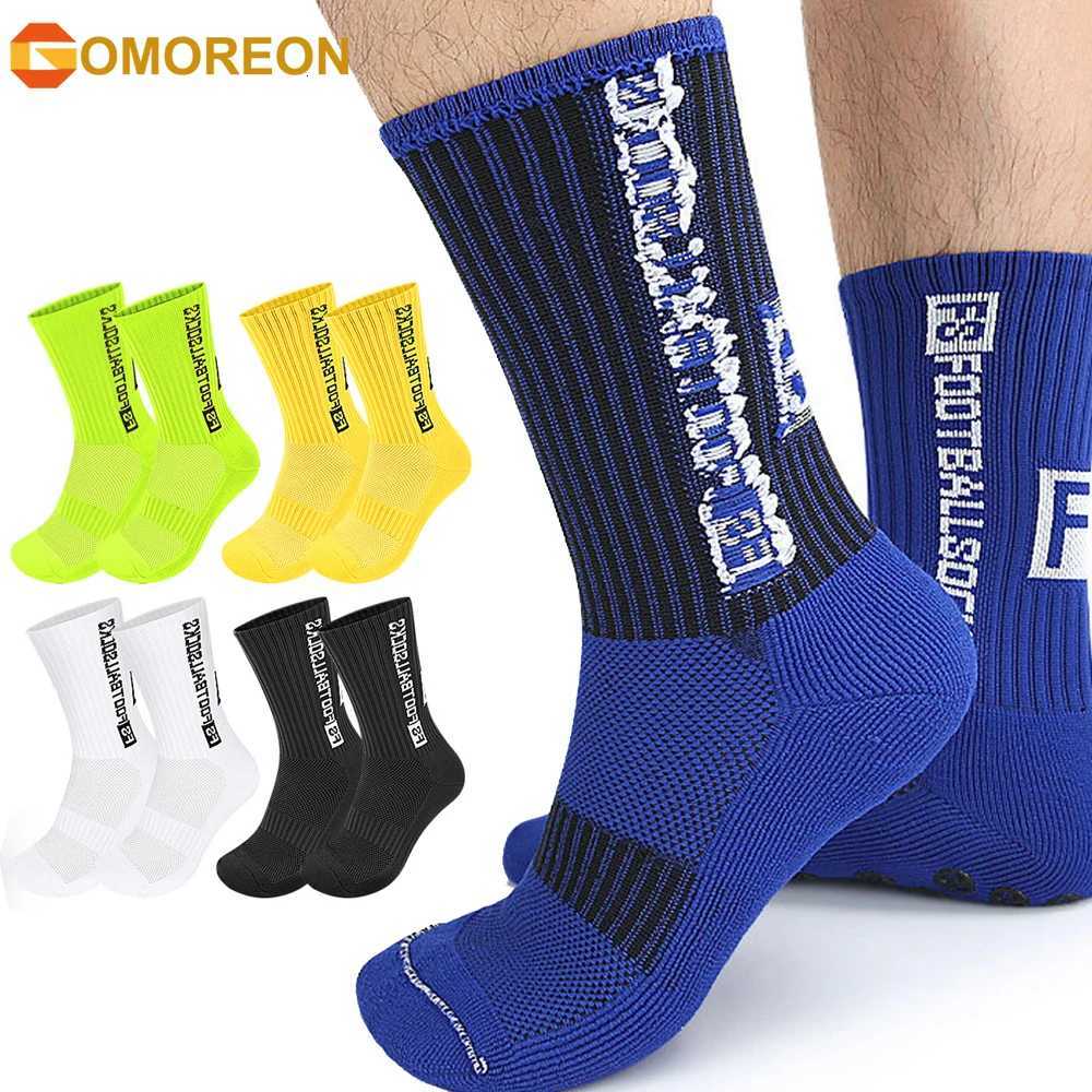 1Pair Men Women Soccer Socks Anti-Slip Socks for Soccer Football Basketball Yoga Running Trekking With Anti-Blister Pads Z250731