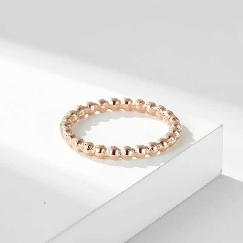 2mm Stainless Steel Stackable Ring Beads Eternity Band for Women Girl Size 5-11 y250730