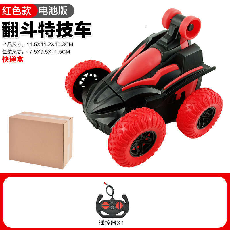 TikTok Car, Flip Stunt Toy, Electric Light Remote Control Car Toy