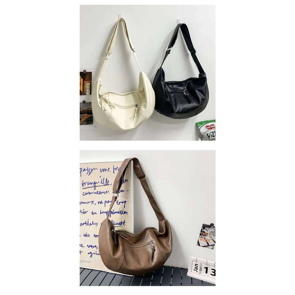 Large Capacity Men's Locomotive Riding Personalized Cross-body Messenger Underarm Shoulder Oblique Fiess Bag Casual