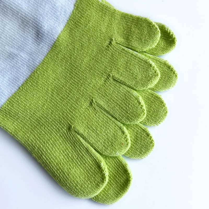 1/5 Pairs Basketball Toe Socks Compression Thick Bright Color Cotton Mesh Breathable Fitness Hiking Sport Outdoor 5 Finger Socks Z250731