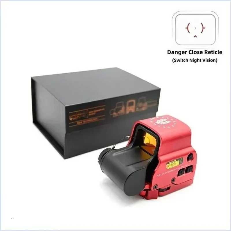 E*T*CH 558 DC* Green Red Dot Holographic Sight Airsoft Hunting W/ G33/G43/G45 3X 5X Magnifier Fit 20mm Rail Mounts QD Lever R250730