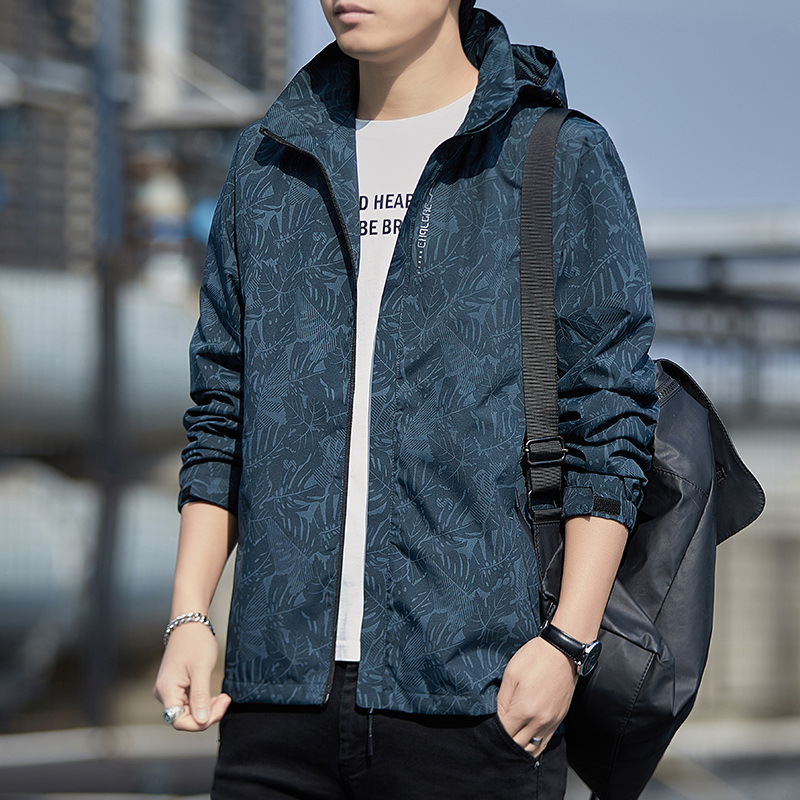 Spring and autumn new jacket men's outdoor sports windproof and rainproof casual breathable