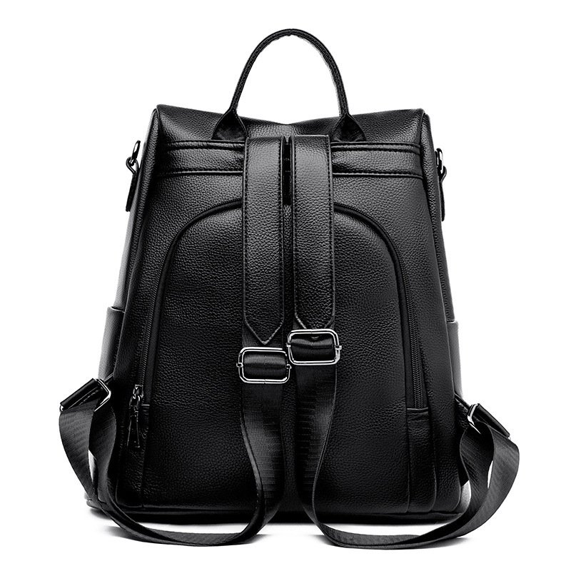 2025 Summer New Women's Shoulder Bag Korean Style Fashion Large Capacity Women's Backpack Single Shoulder Soft Leather Women's Shoulder