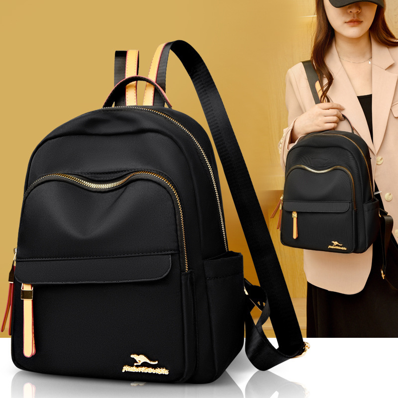 2025 Summer New Women's Backpack Women's New Fashion Nylon Leisure Travel Laptop Backpack New Designer Luxury Bag Summer New Solid Color Des