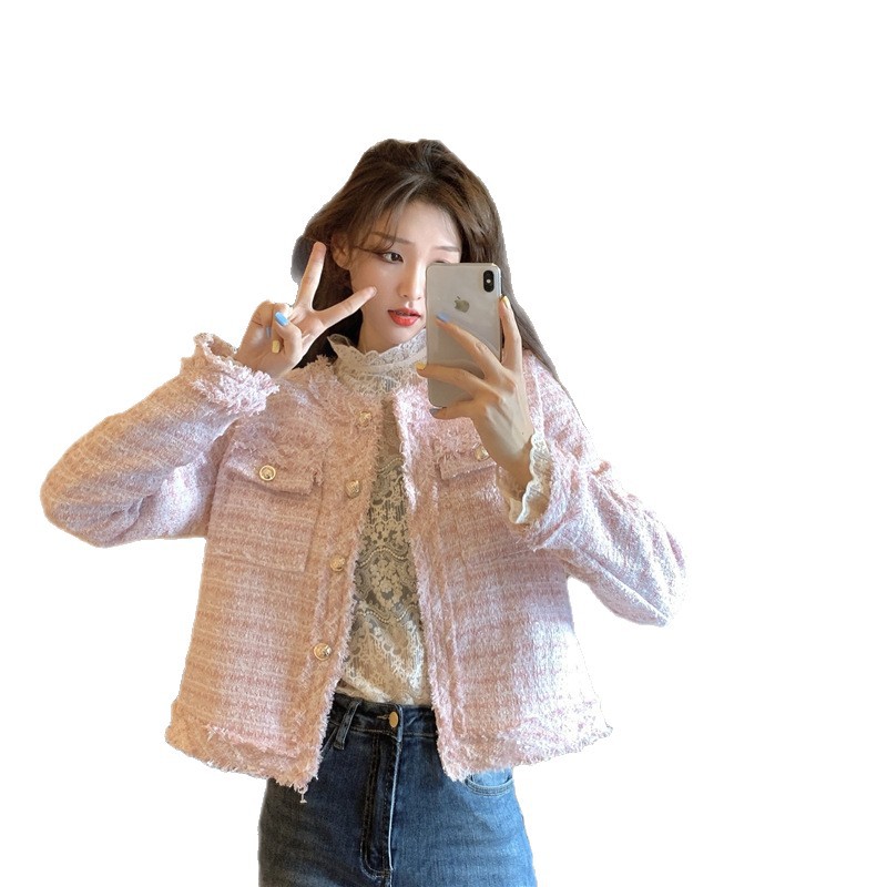 Outfits For Woman Tweed Elegance Classic French Chic French socialite tweed short chan-style coat 2025 autumn/Winter elegant and slimming cardigan for