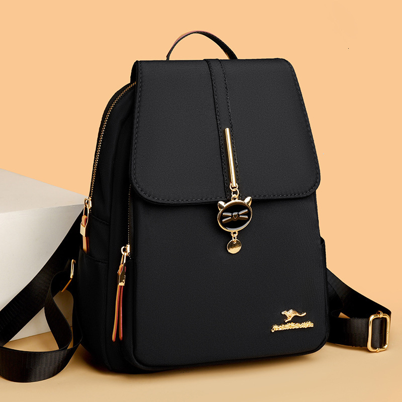 2025 Summer New Women's Backpack New Travel Oxford Cloth Backpack Fashion Canvas Backpack Large Capacity Summer New Designer Luxury Bag