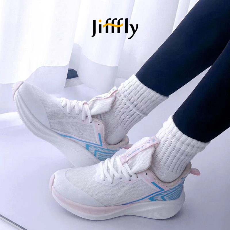 Jifffly men's sports 2025 summer new trend mesh shock absorption men and women lightweight running shoes