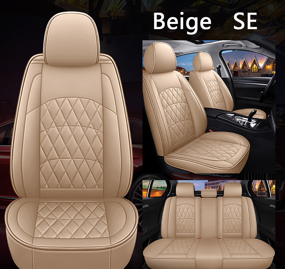 Leather Car Seat Cover For Hyundai SONATA I30 I40 SOLARIS CRETA Ix35 TUCSON GETZ Santa Fe Accent Car Accessories