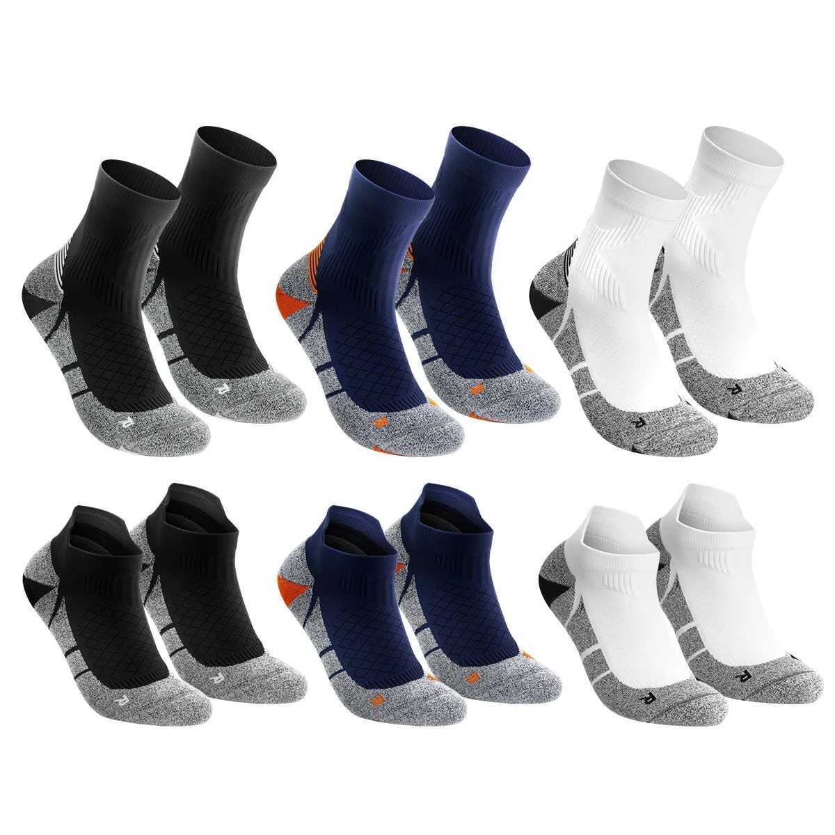 WRELS Men Coolmax Sports Socks Riding Cycling Basketball Running Sport Socks Summer Hiking Tennis Ski Man Women Bike Bicycle Slip Z250731