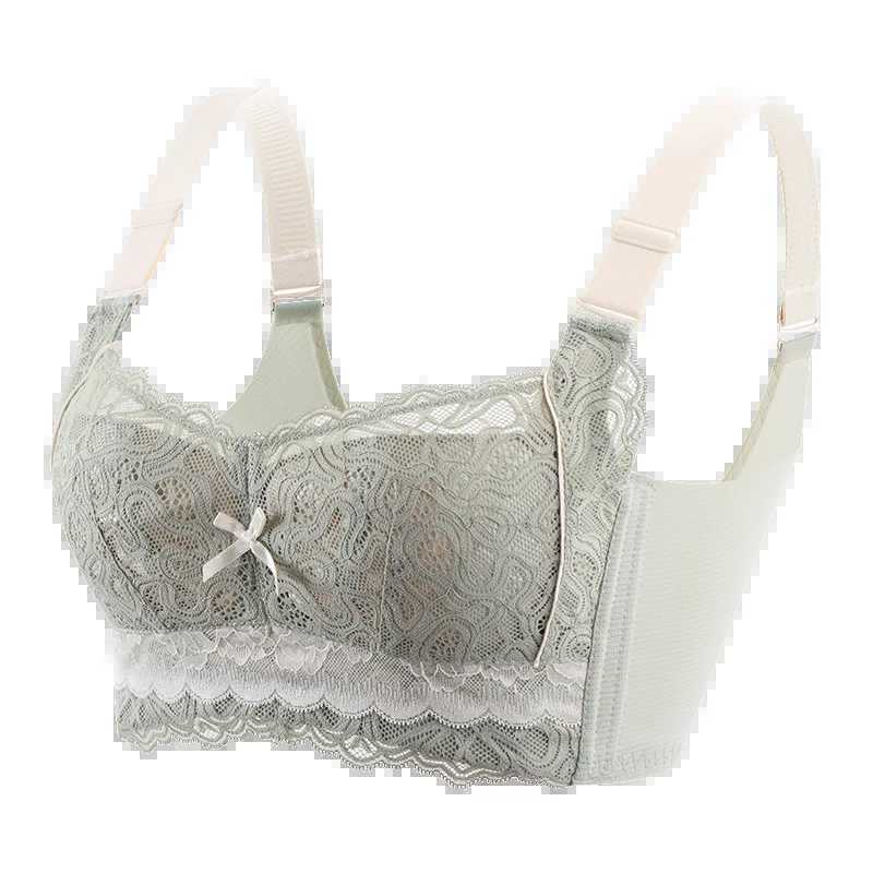 Wireless Bras for Women Thin Cup Lingerie Plus Size Lace Underwear Minimizer Brassiere C D E Cup Lace Underwear Push Up Lingerie Z250730