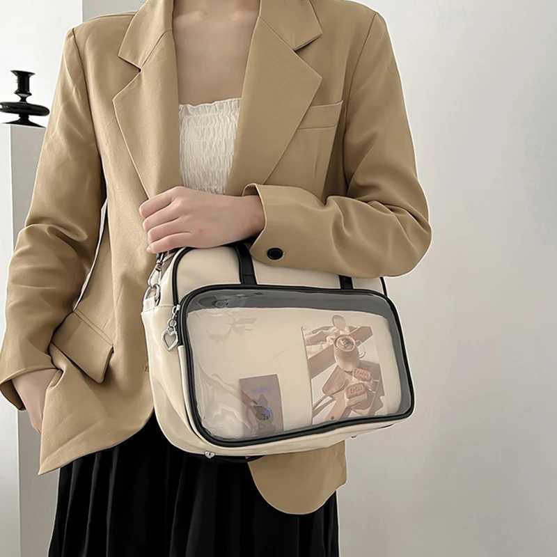 1pcs Womens shoulder bag Handbag for women CuteTransparent Pocket Style Shoulder Purse Womens shoulder bag Y250730