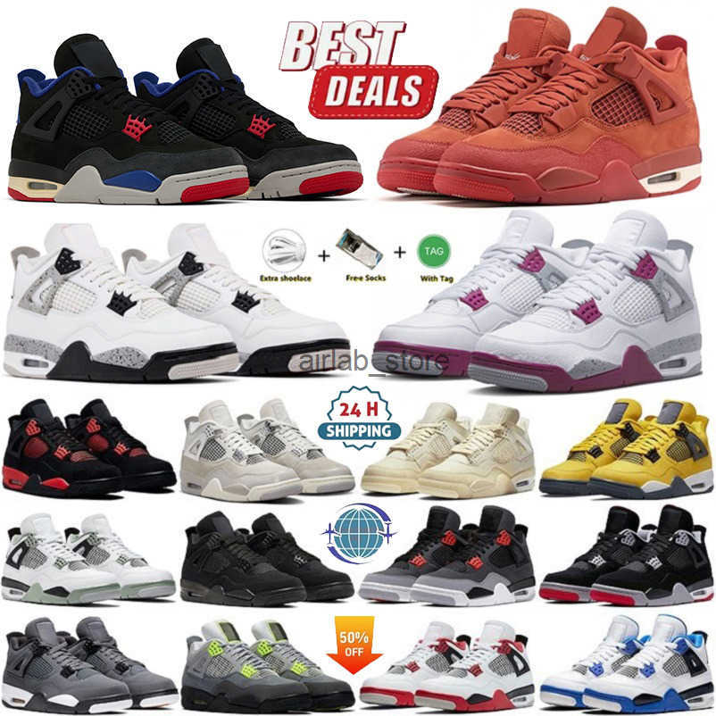 4 4s Basketball Shoes Rare Black Cat Forget Me not White Cement Cool Smoke Grey Thunder Neon Metallic Gold sail Seafoam Men Women trainers Sports Sneakers 36-47 Q250730