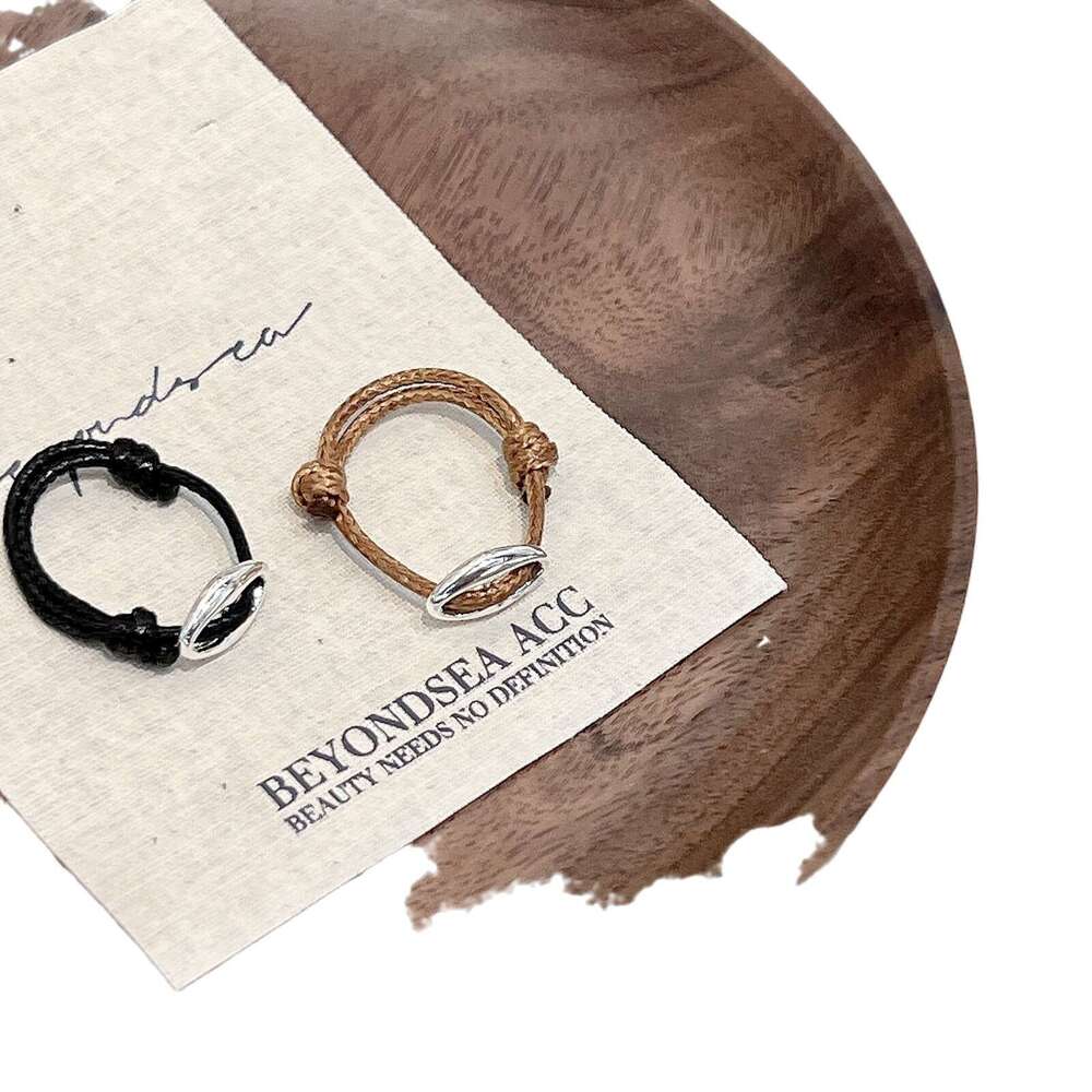 Korean Version Niche Design Light Luxury Pig Nose for Women High-end Simple Index Finger Ring Fashion Blogger Style Personalized Jewelry 20d