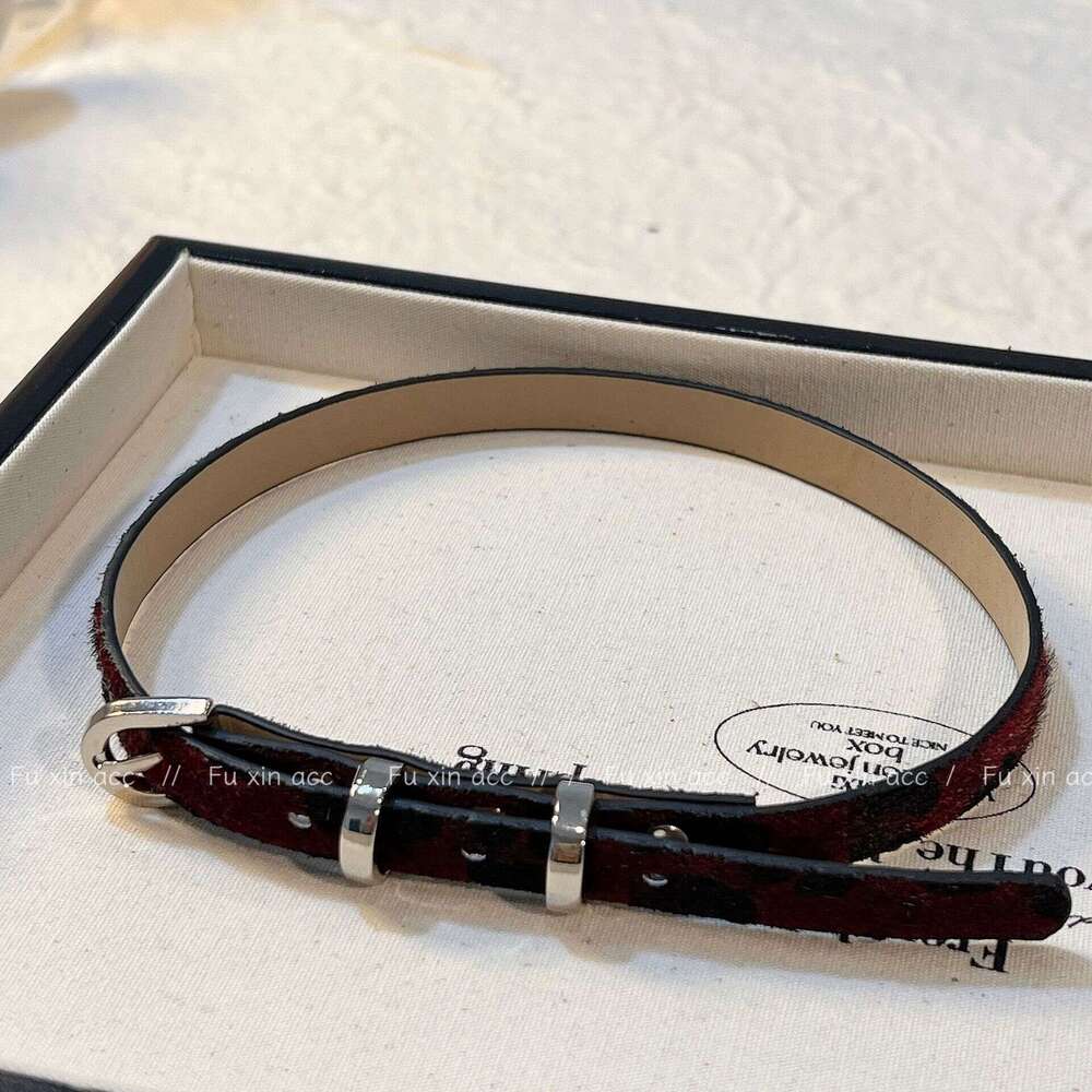 New Sweet Cool Leather Necklace for Women, Unique and Stylish Leopard Print Bracelet, Versatile Design with a Sense of Sophistication dd6