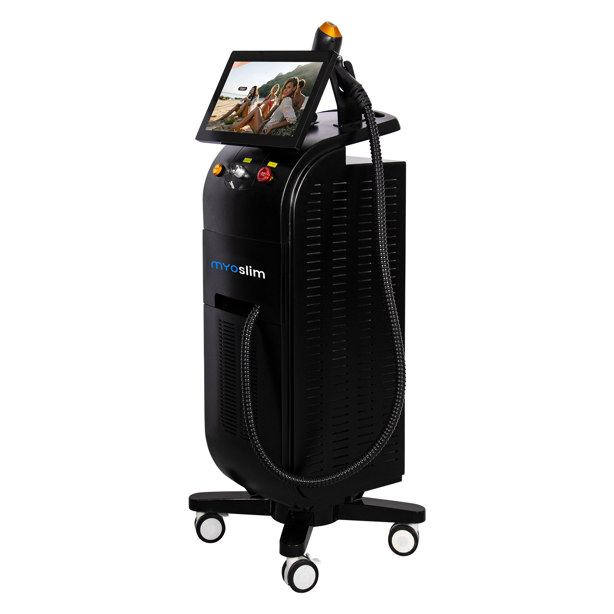 Professional Ice Titanium Laser Body Hair Removal Machine 3 Wavelength 755/808/1064nm Face Hair Remove for Salon Epilator