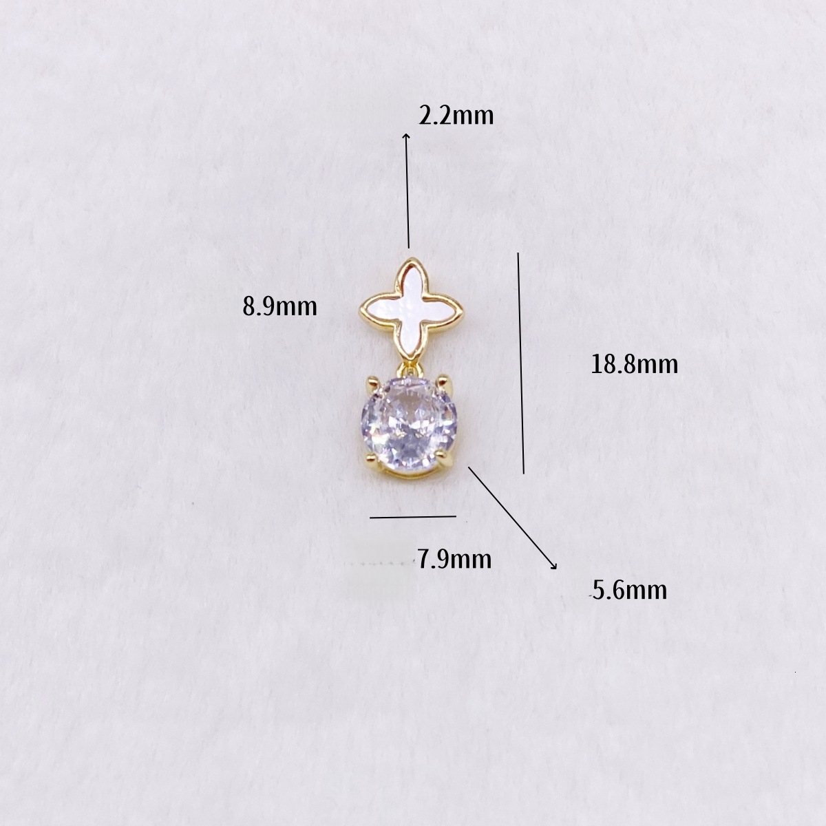 Free Shipping Designer Luxury Jewelry Large Zircon Heart Pendant Peach Heart Pendant Copper Plated 18K Real Gold Handmade Necklace Jewelry Accessories