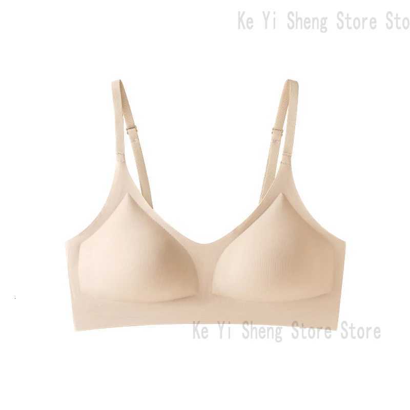 Womens bra seamless underwear large busts small busts gathering thin semi-fixed cup beautiful back bra sexy Z250730