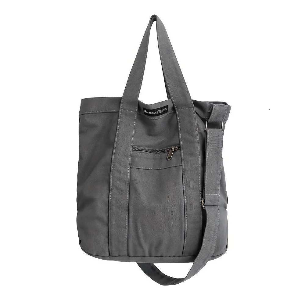 Day Canvas Bag New Diagonal Span Mens Leisure Commuter Handbag Personality FAshion Solid Color Shoulder Bag Y250730