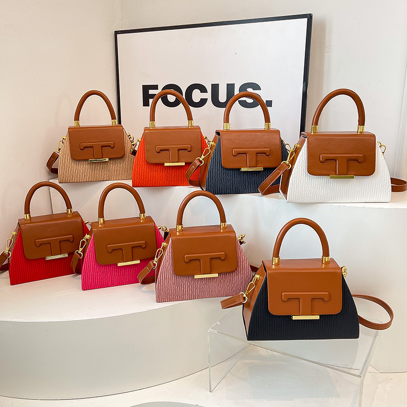 2025 New High-End Color-Block Handbag Fashion Trend Patchwork Shoulder Crossbody Box Bag for Women ddmymoon