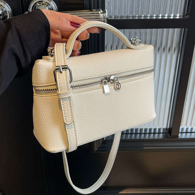 Designer Bag Luxury Bag Korean Fashion Handbag New Simple Candy Color Stylish Small Shoulder Bag Square Textured Casual Crossbody Trendy