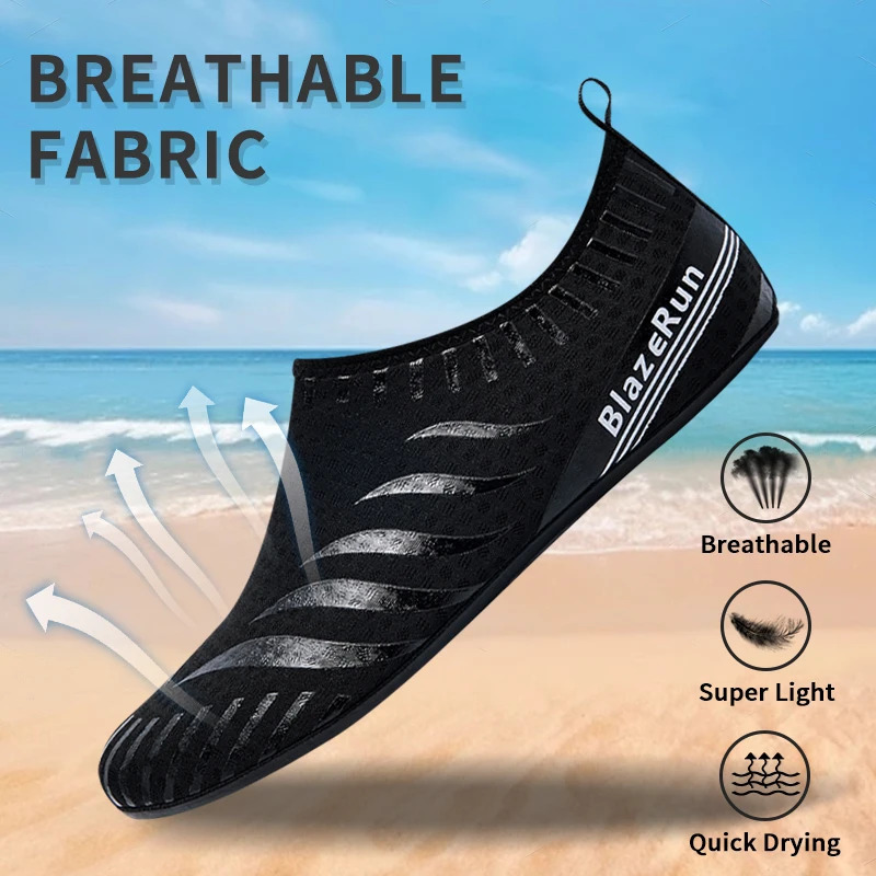 Water Sports Shoes Barefoot Quick-Dry Aqua Yoga Socks Slip-on for Men Women 250725