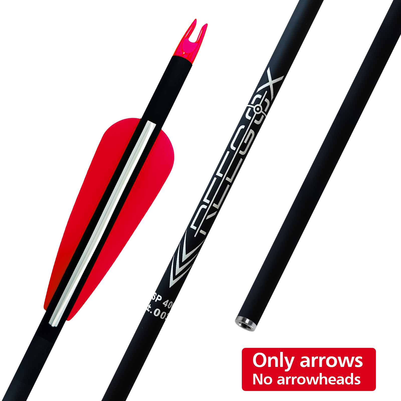 Hunting Arrows 30inch 6.2mm Carbon Arrows for Archery Targeting Arrows 6Pcs