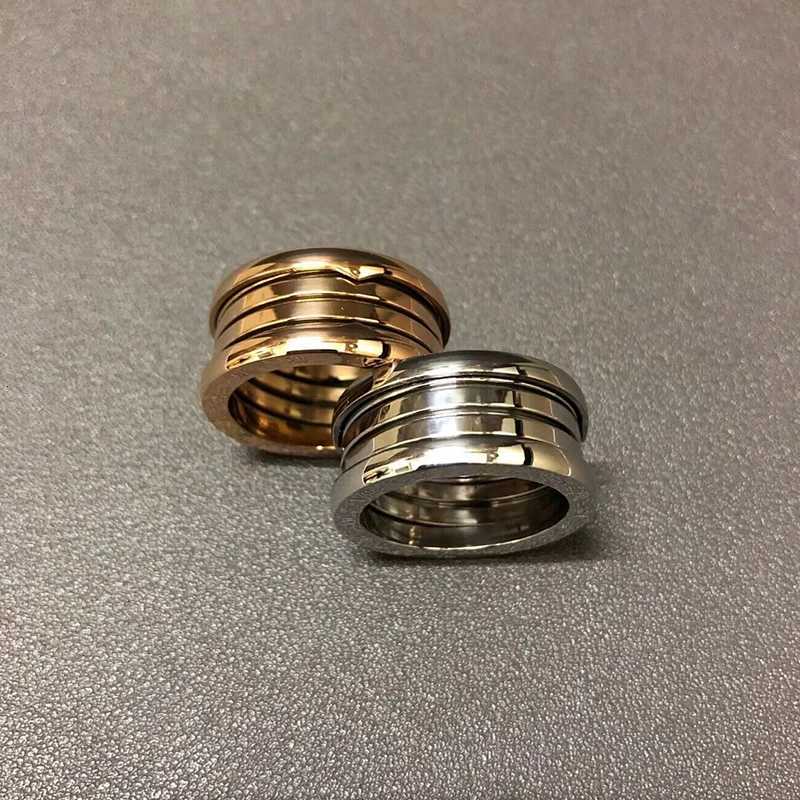 Fashion Spring Rings For Women Stainless Steel Couple Men Casual Finger Ring Designer Luxury Trendy Hip Hop Party Jewelry Gift y250730
