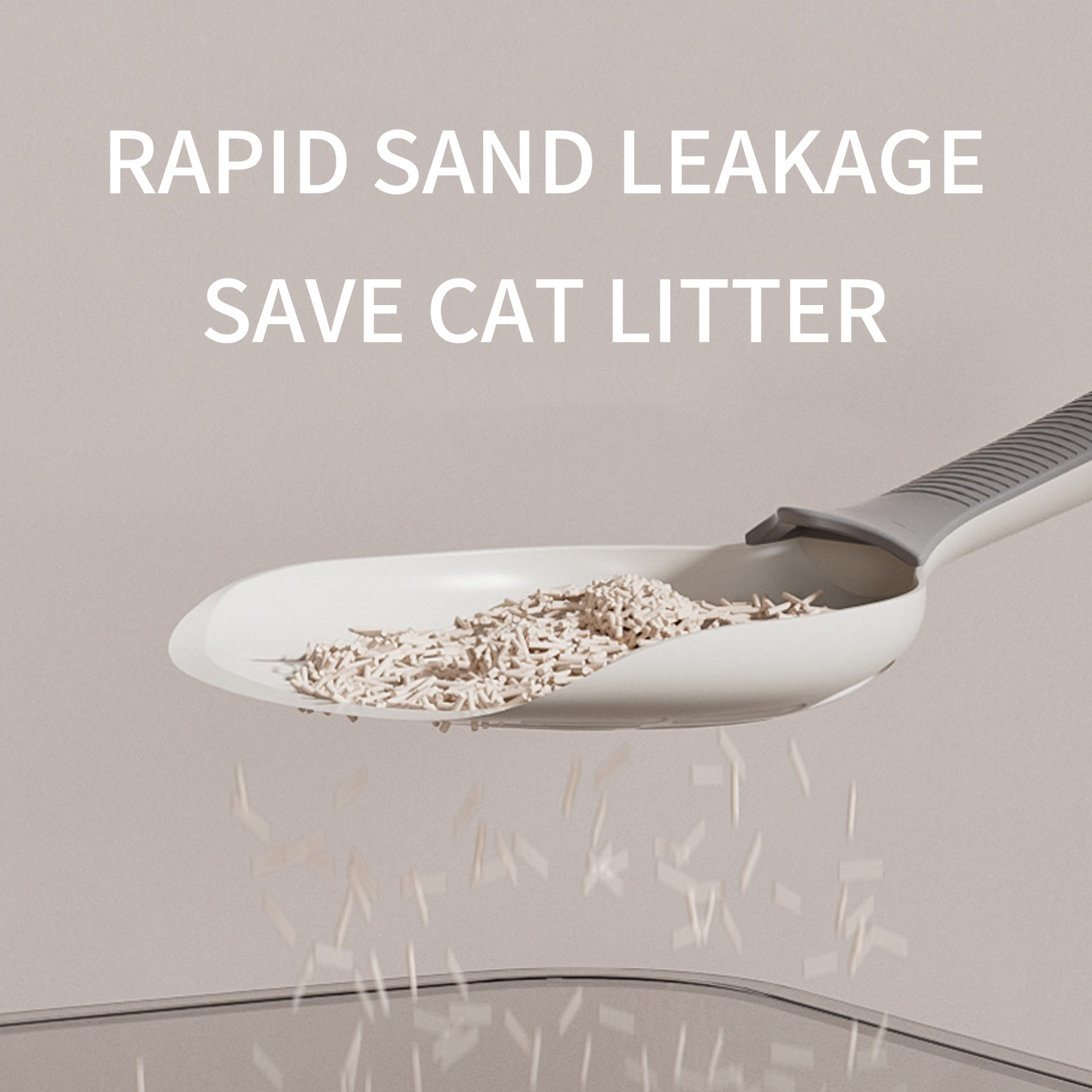 Jianpai cat litter shovel poop artifact pet cleaning supplies large cat litter shovel tofu cat litter cat poop shovel wholesale