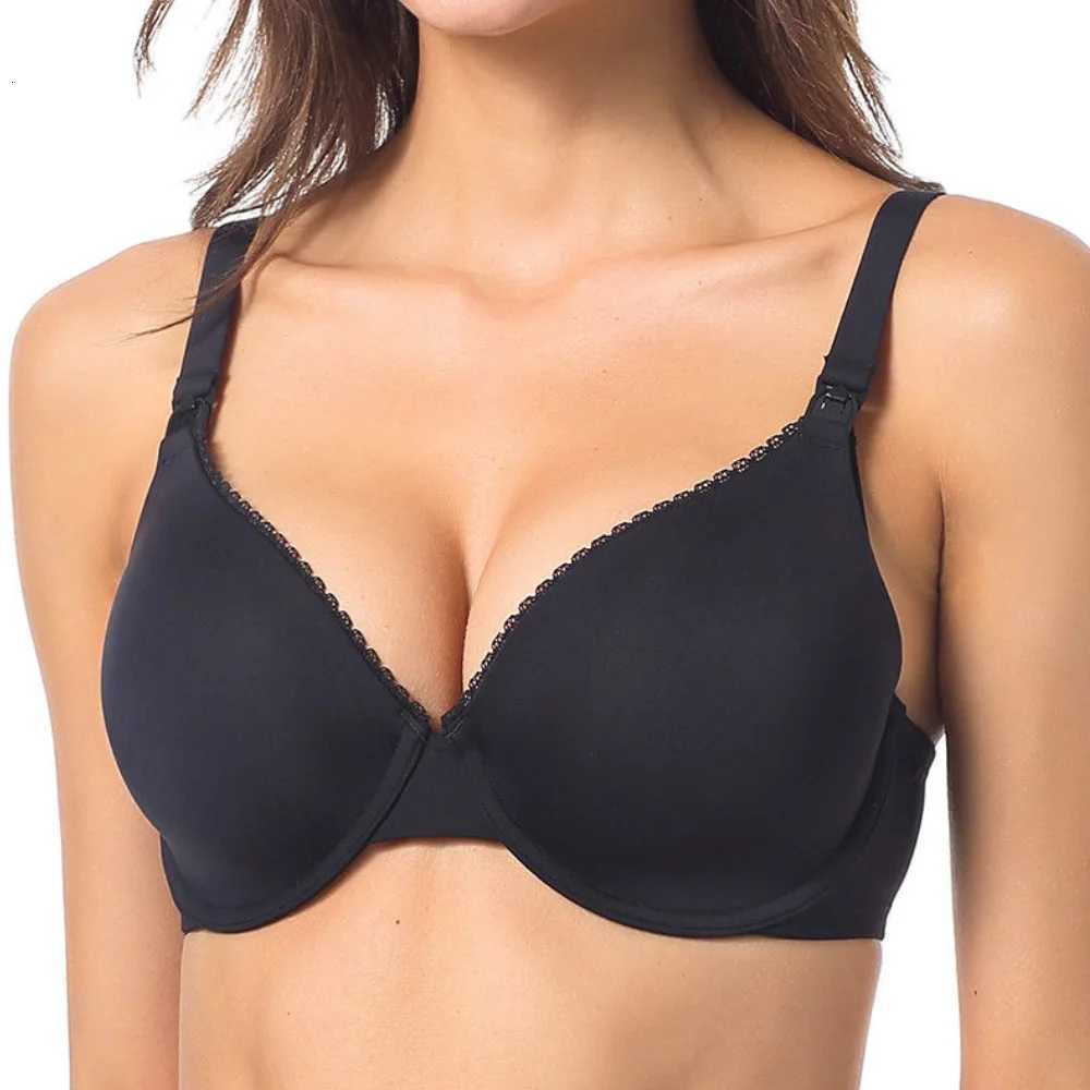 Womens Lightly Padded Underwire Full Coverage Support Maternity Nursing Bra Plus Size 32 34 36 38 40 42 44 B C D E F G H I Cup Z250730