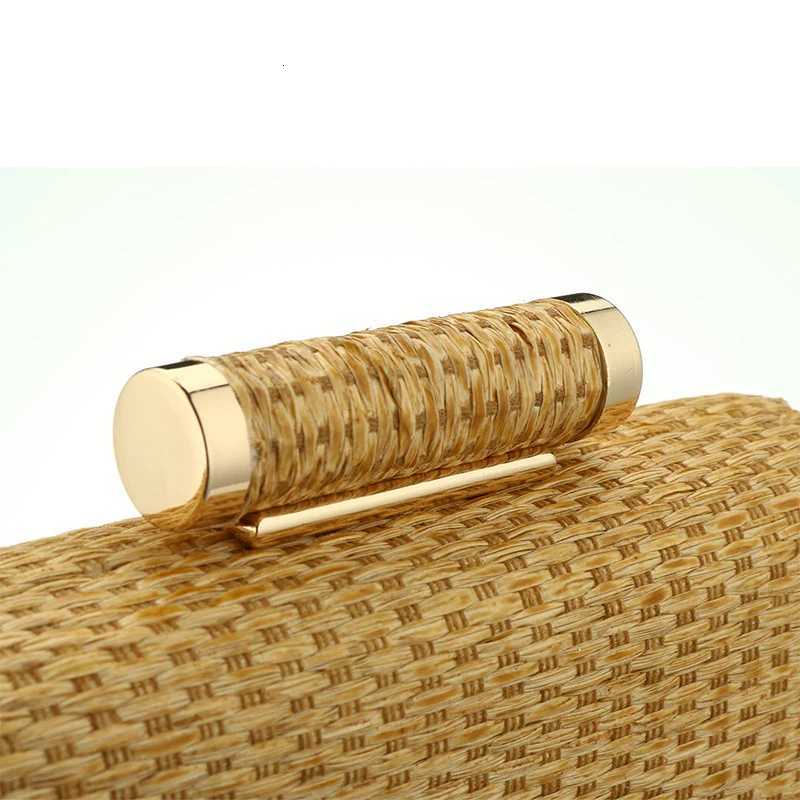 Straw Clutch Purse for Women Wedding Hand-Woved Evening Straw Handbag Party Wedding Summer Beach Wicker Shoulder Messenger Bags Y250730