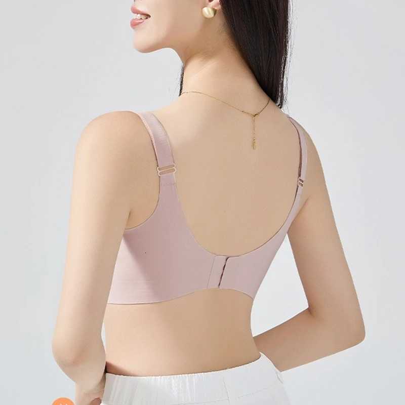 Fixed Cup Push-Up Bra Anti-Sagging Wire-Free Secondary Breast Adjustment Bra Seamless Back-Beautiful Underwear for Women Z250730