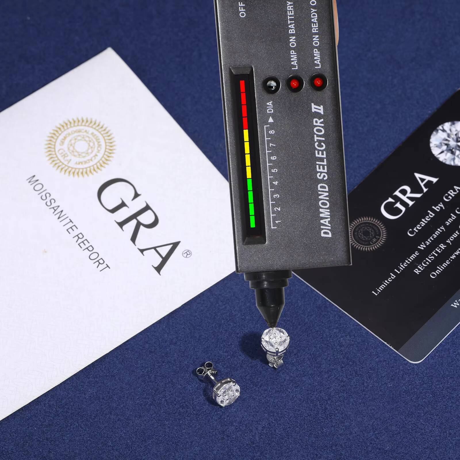 GRA Certificate Marquise Cut VVS Moissanite CZ Geometric Stud Earrings Ready to Ship 925 Sterling Silver Jewelry Gift Earrings