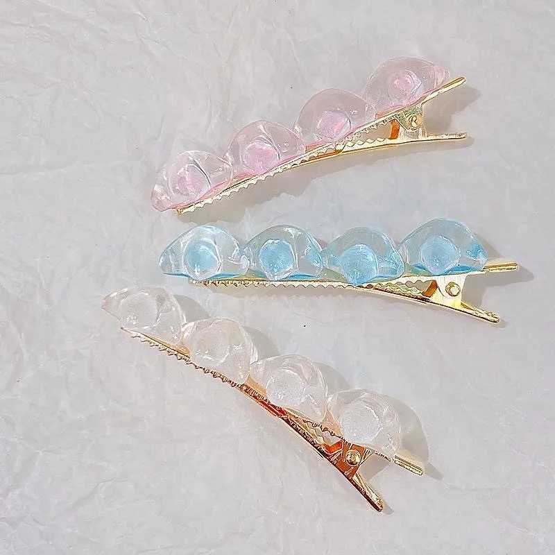 New Fashion Gradient Star Hairpin for Women Korean Cute Shiny Y2K Silver Metal Side Bangs Clip BB Clip Girls Hair Accessories R250730