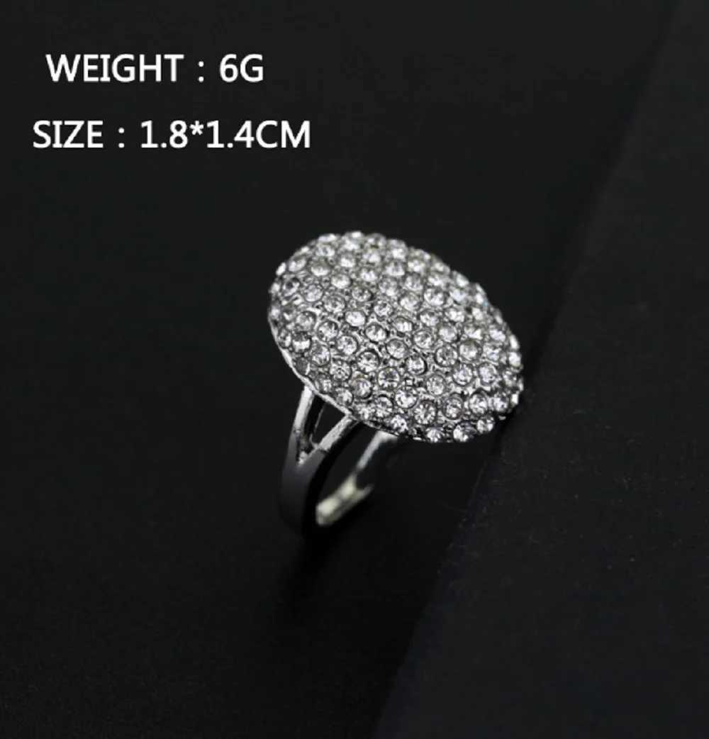 GETNOIVAS Silver Color Twilight Breaking Dawn Bella Engagement Wedding Ring Gorgeous Rhinestone Inlay Women Rings Jewelry SL y250730